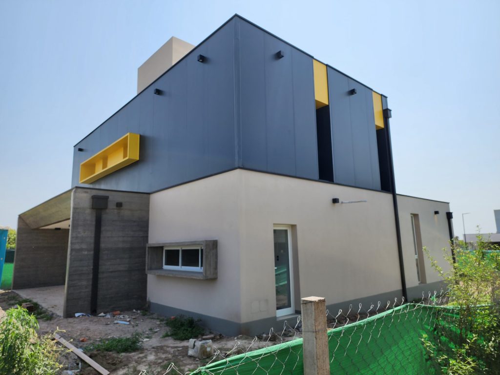 Obras con paneles termoaislantes